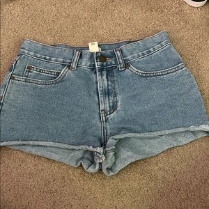 Billabong high waisted jean shorts